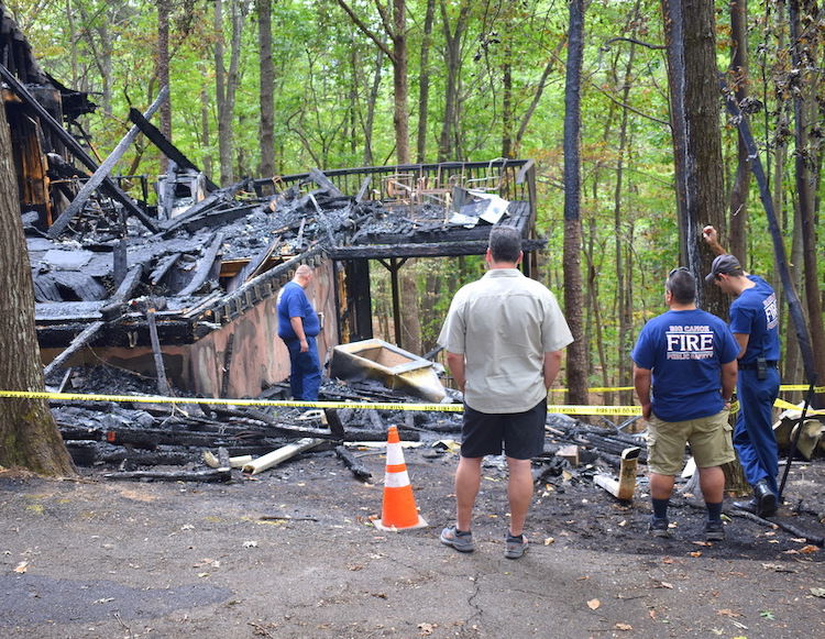 Fire at 81 Lady Slipper Lane "largest complete loss to a house in Big Canoe since October 2016"